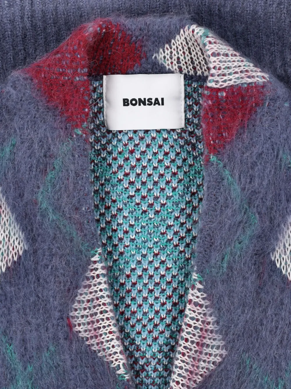 Bonsai Diamond-shaped Cardigan In Multi
