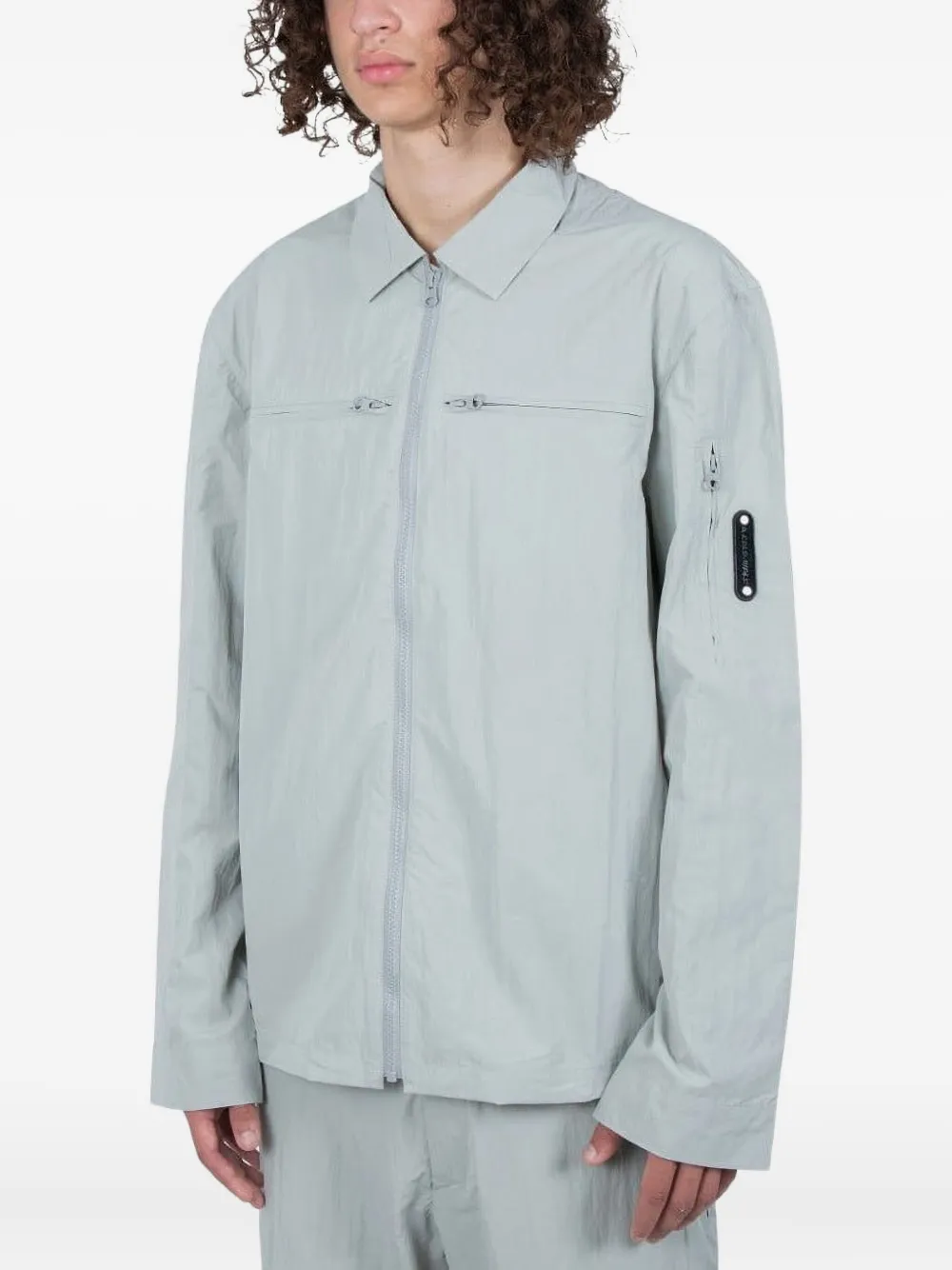 A-COLD-WALL* Gaussian shirtjack met ritssluiting - Grijs