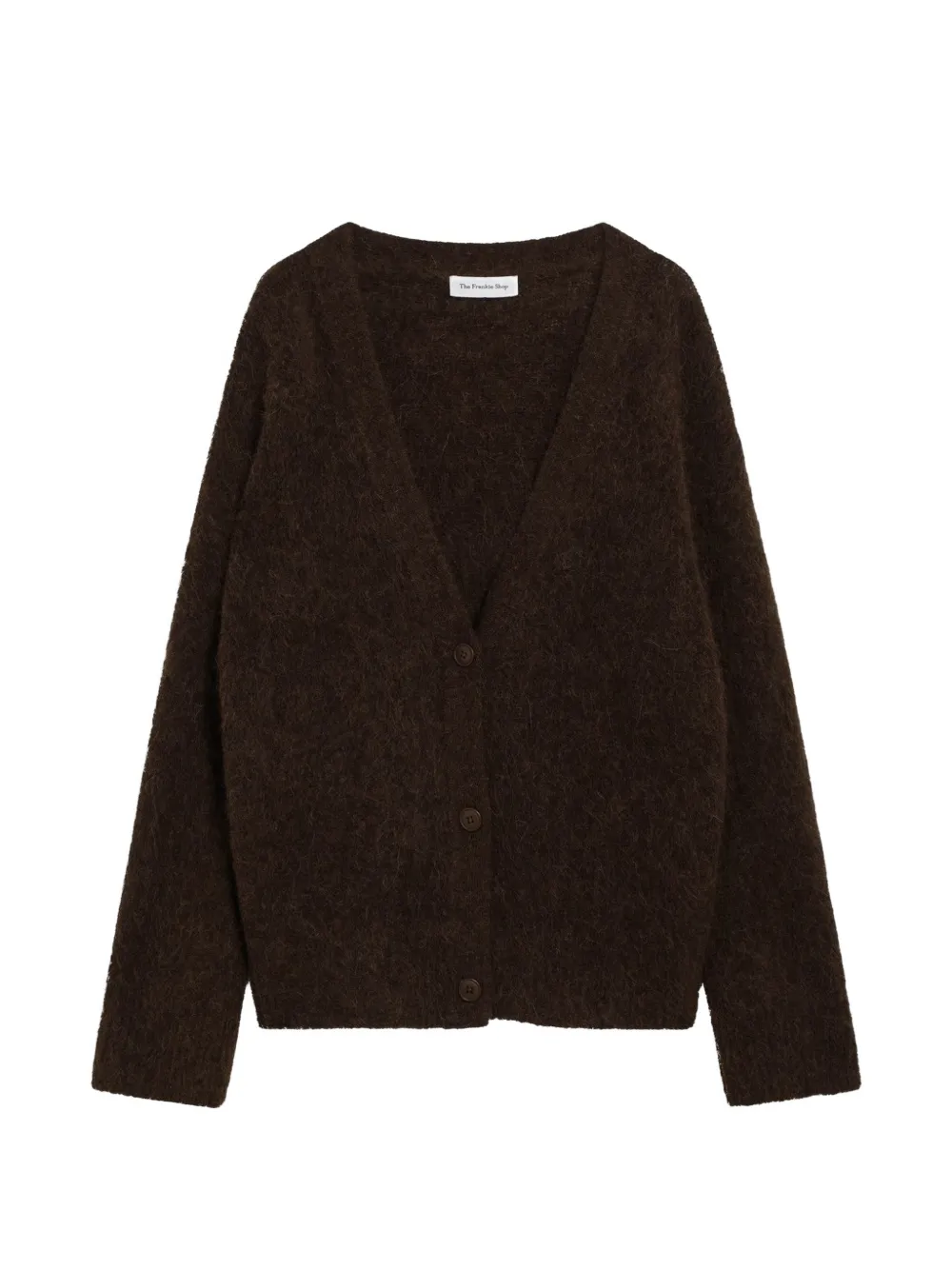 The Frankie Shop Cardigan oversize Elland - Marrone