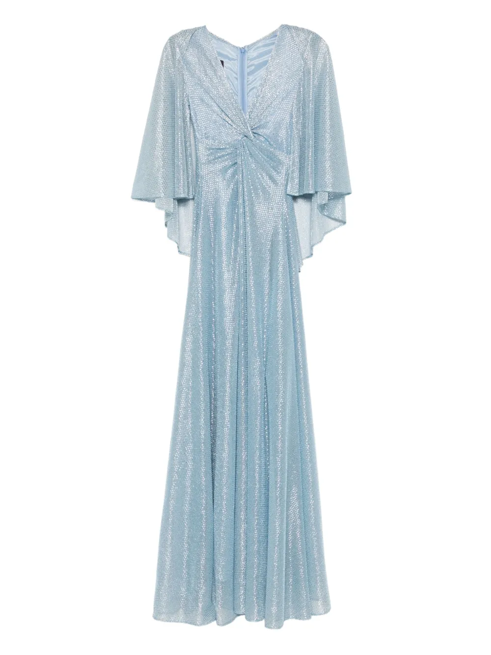 Talbot Runhof twisted layered dress | Blue | Image 1