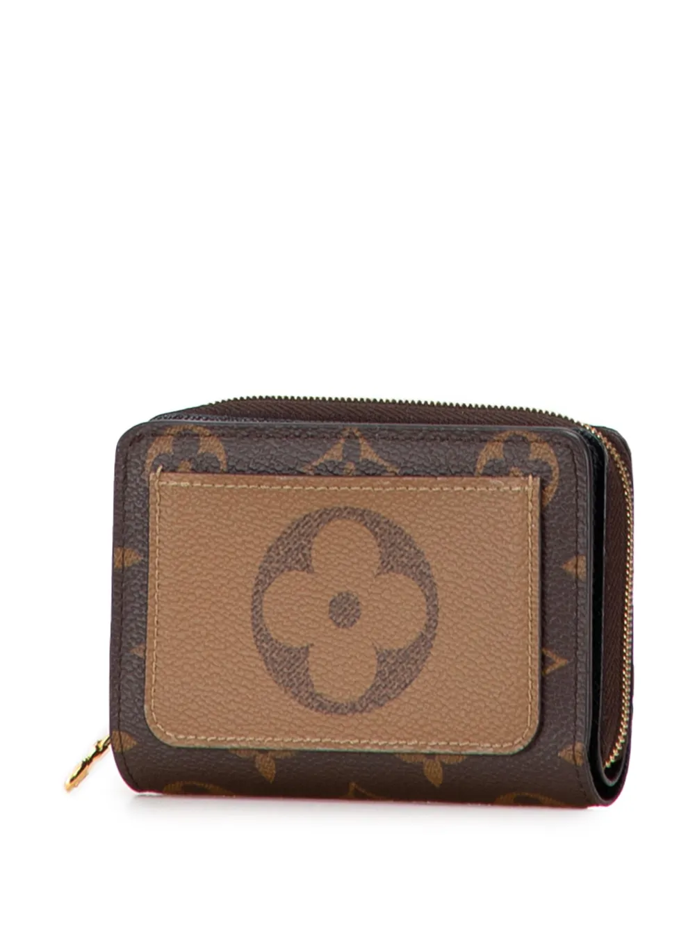 Pre-owned Louis Vuitton 2021-2025 Monogram Bifold Lou Wallet Small Wallets In Brown