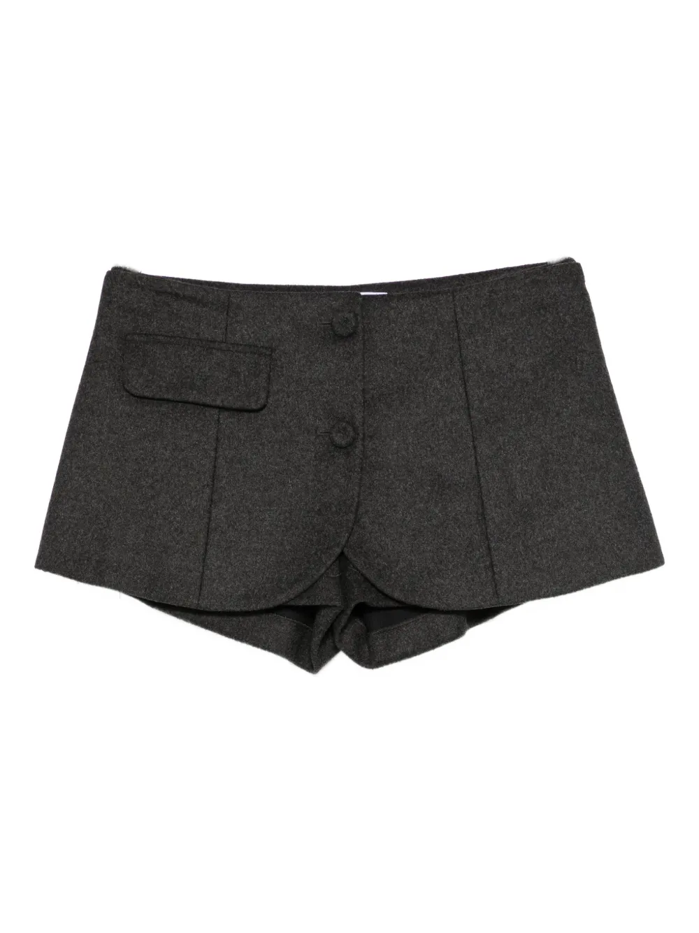 Vivetta mélange-effect tailored shorts | negro | Image 1