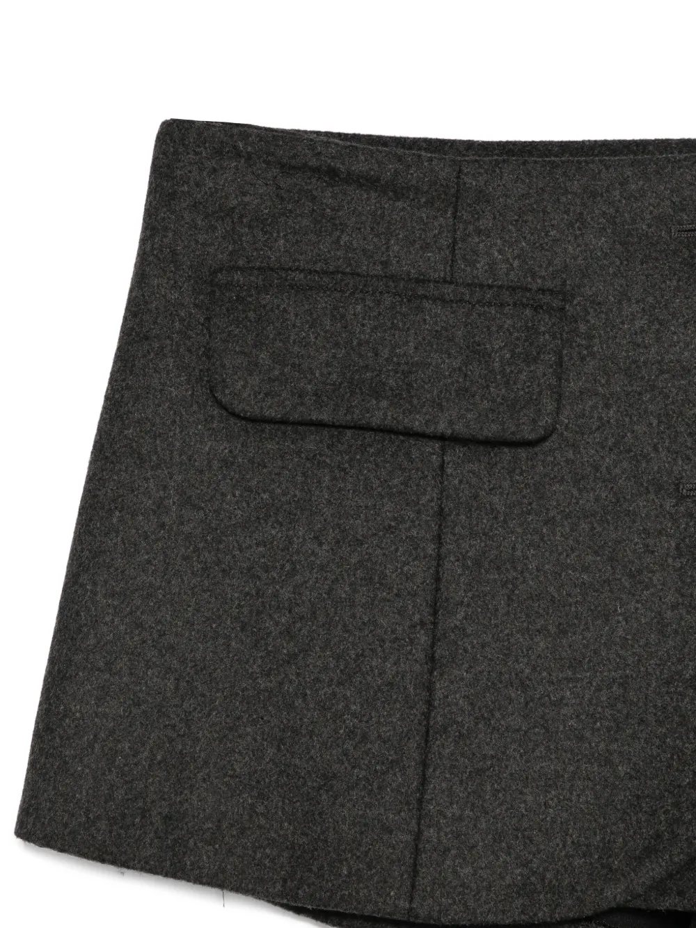 Vivetta Shorts met mélange-effect Zwart