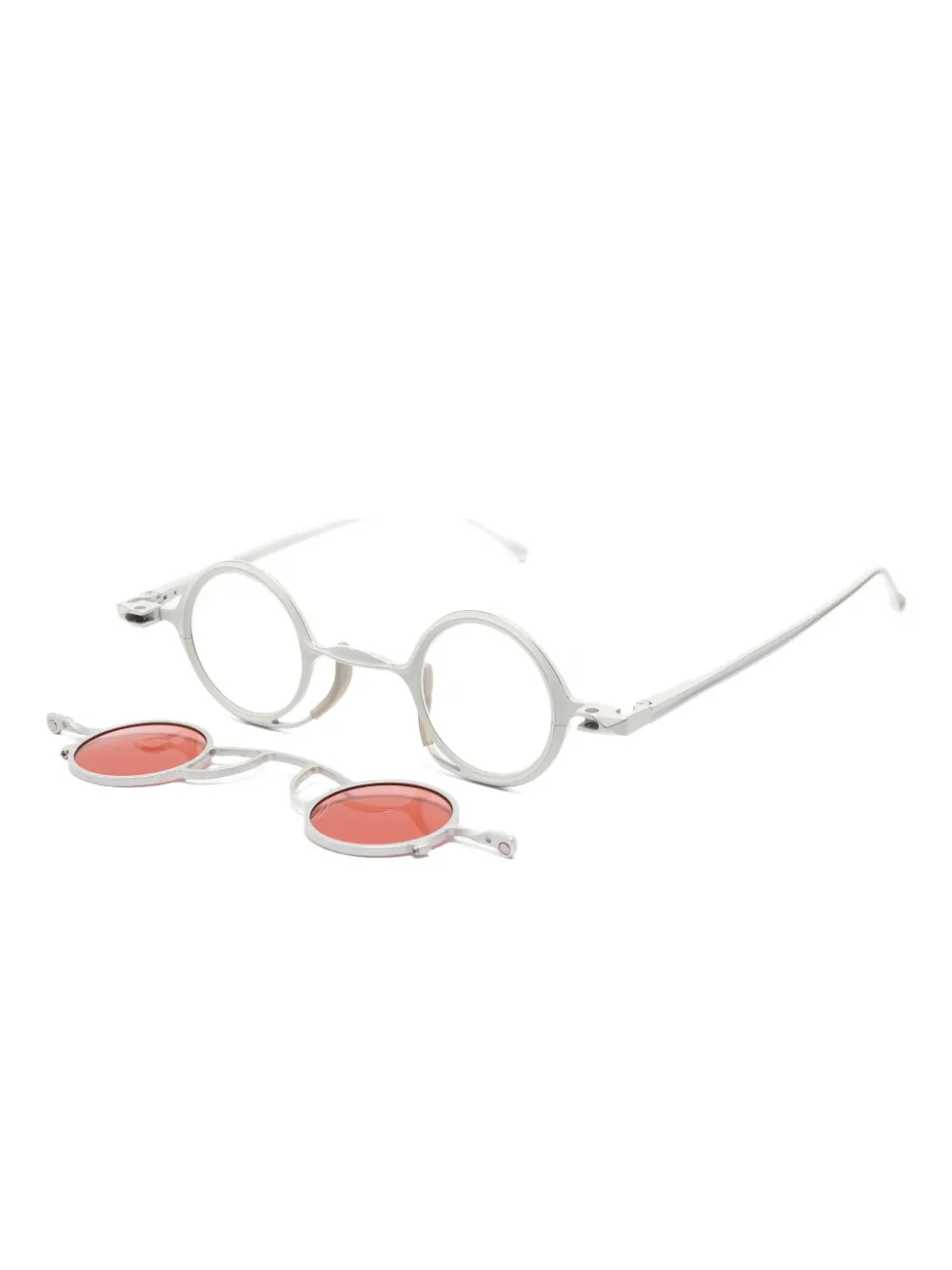 Rigards Round-frame Sunglasses In Silver