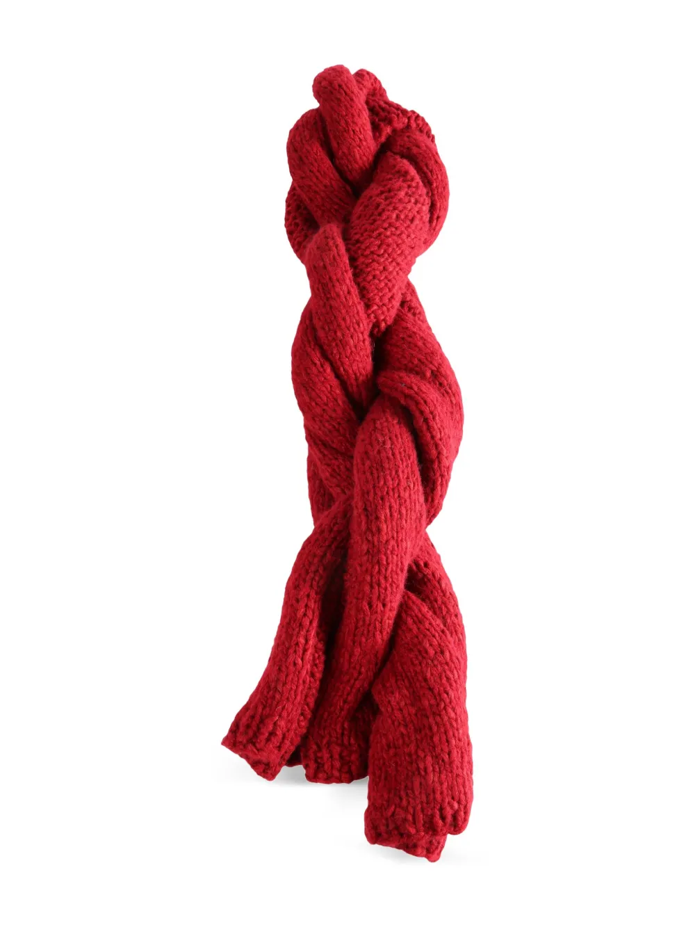 Casey Casey Softy Malred Scarf In Red
