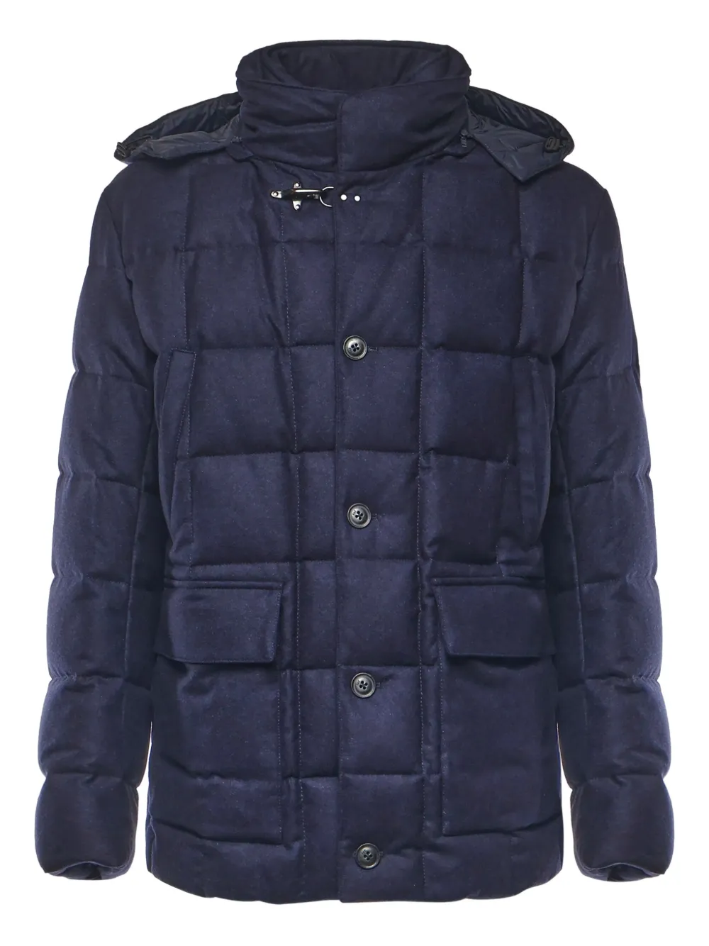 Fay buttoned quilted jacket | Blue | Image 1