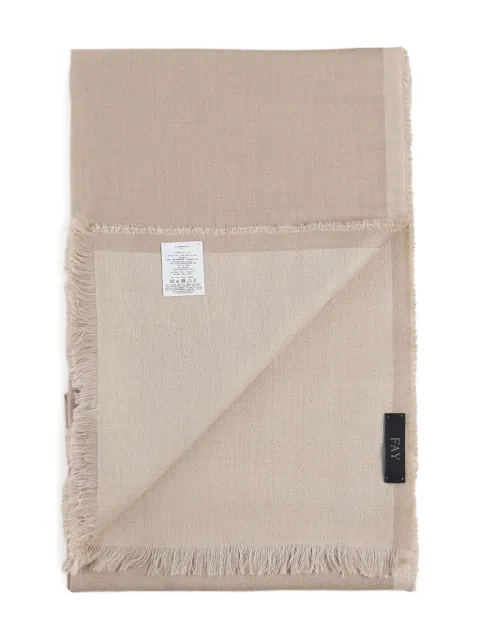 Fay fringed scarf