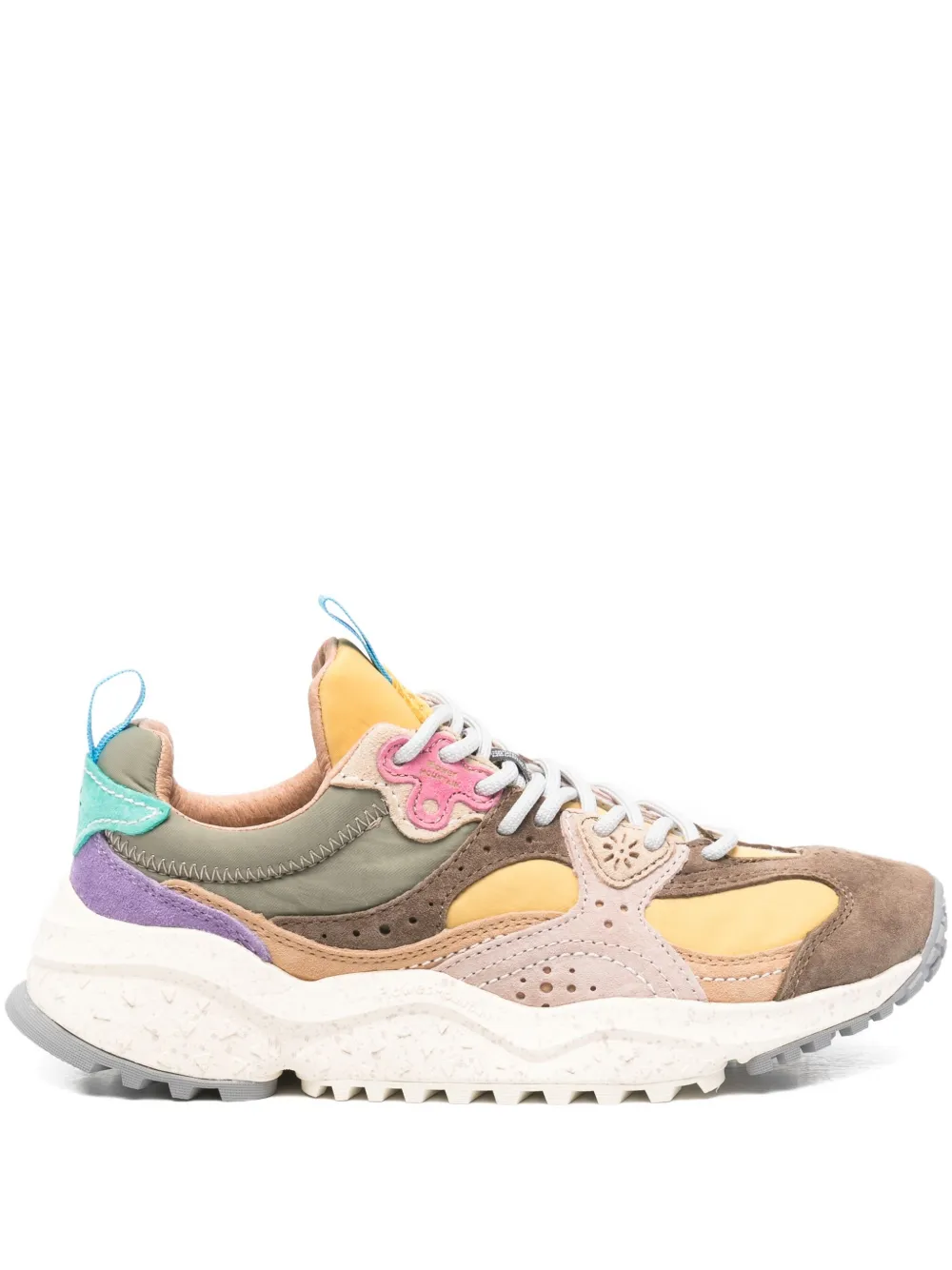 FLOWER MOUNTAIN Wave スニーカー - イエロー FLOWER MOUNTAIN Wave スニーカー - イエロー