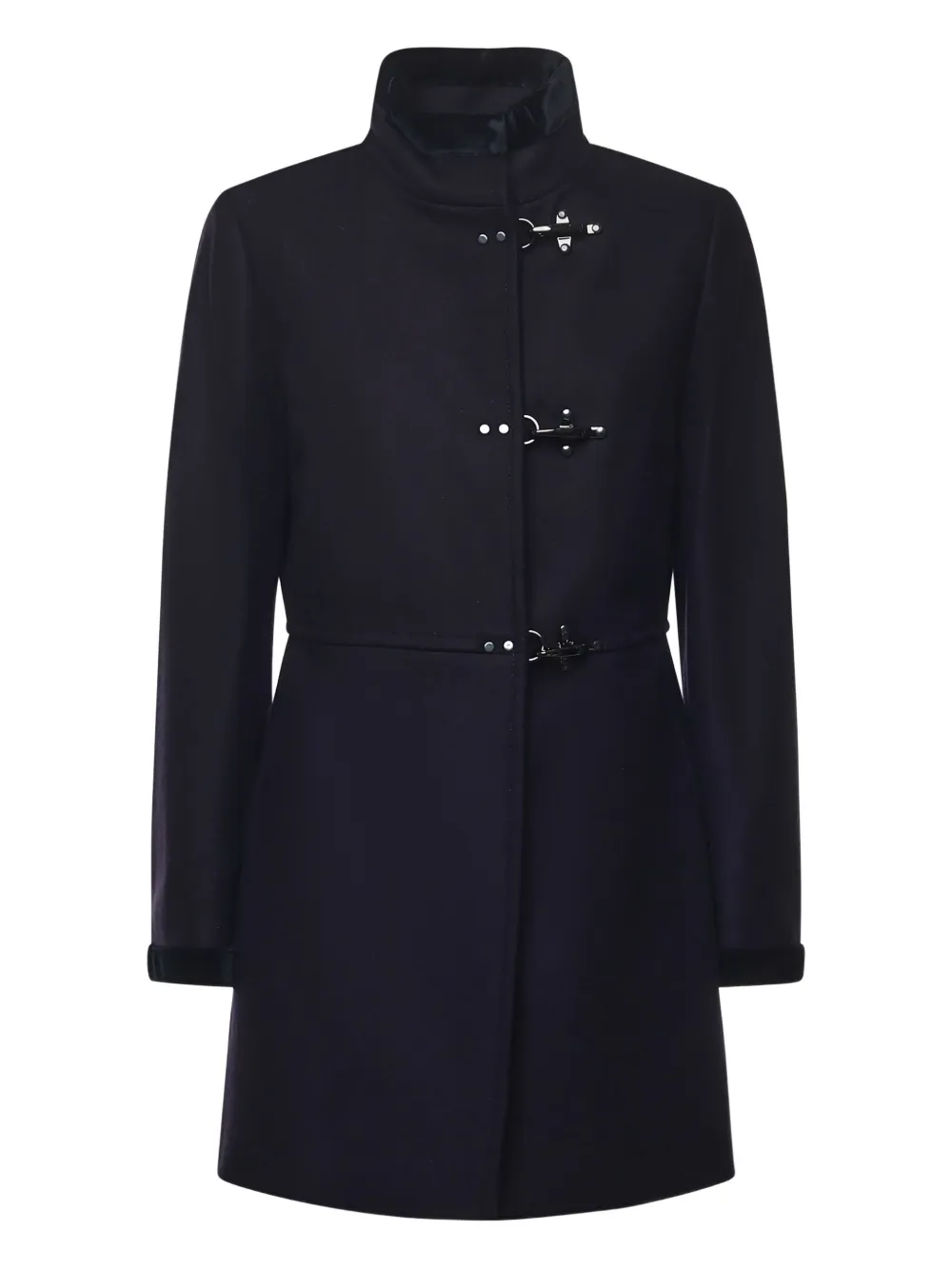 Fay toggle-fastening single-breasted coat | Blue | Image 1