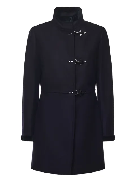 Fay toggle-fastening single-breasted coat