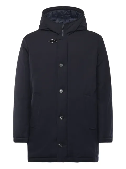 Fay buttoned hooded jacket