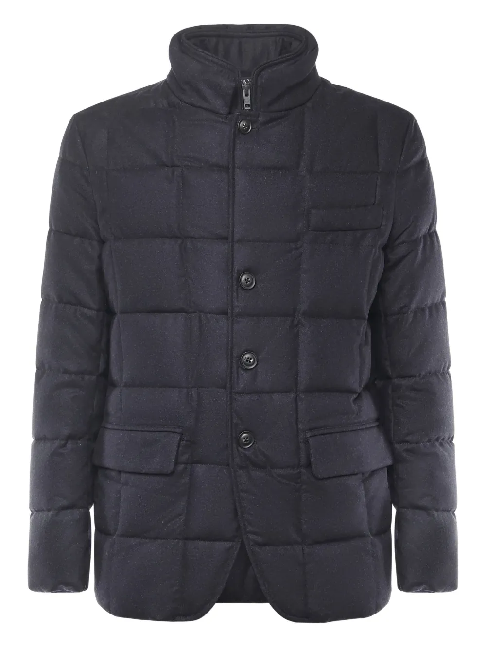 Fay button quilted jacket | Blue | Image 1
