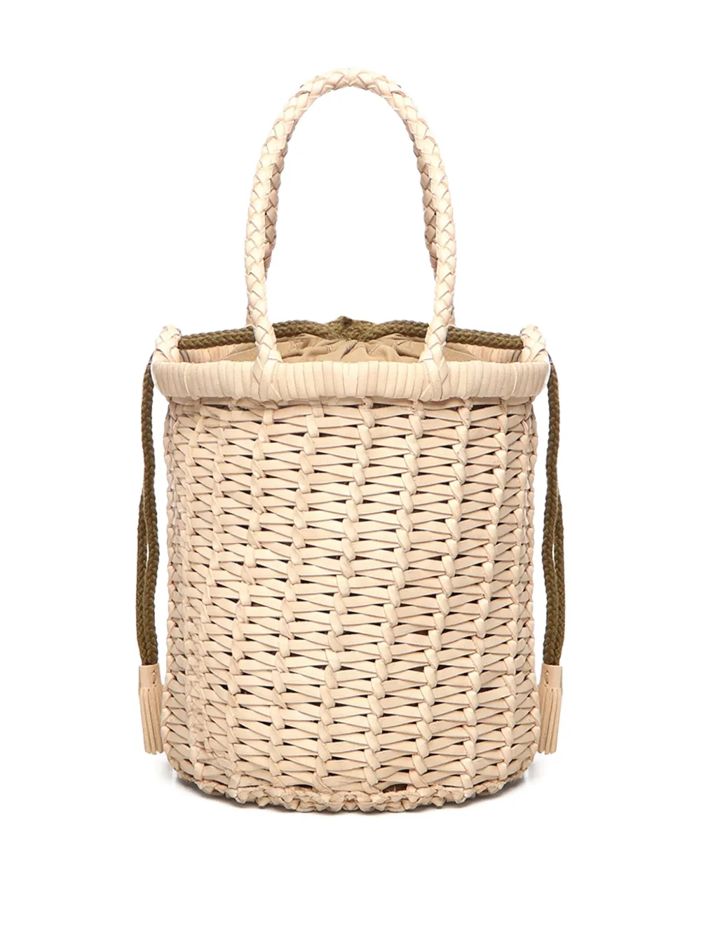DRAGON DIFFUSION drawstring shoulder bag - Beige