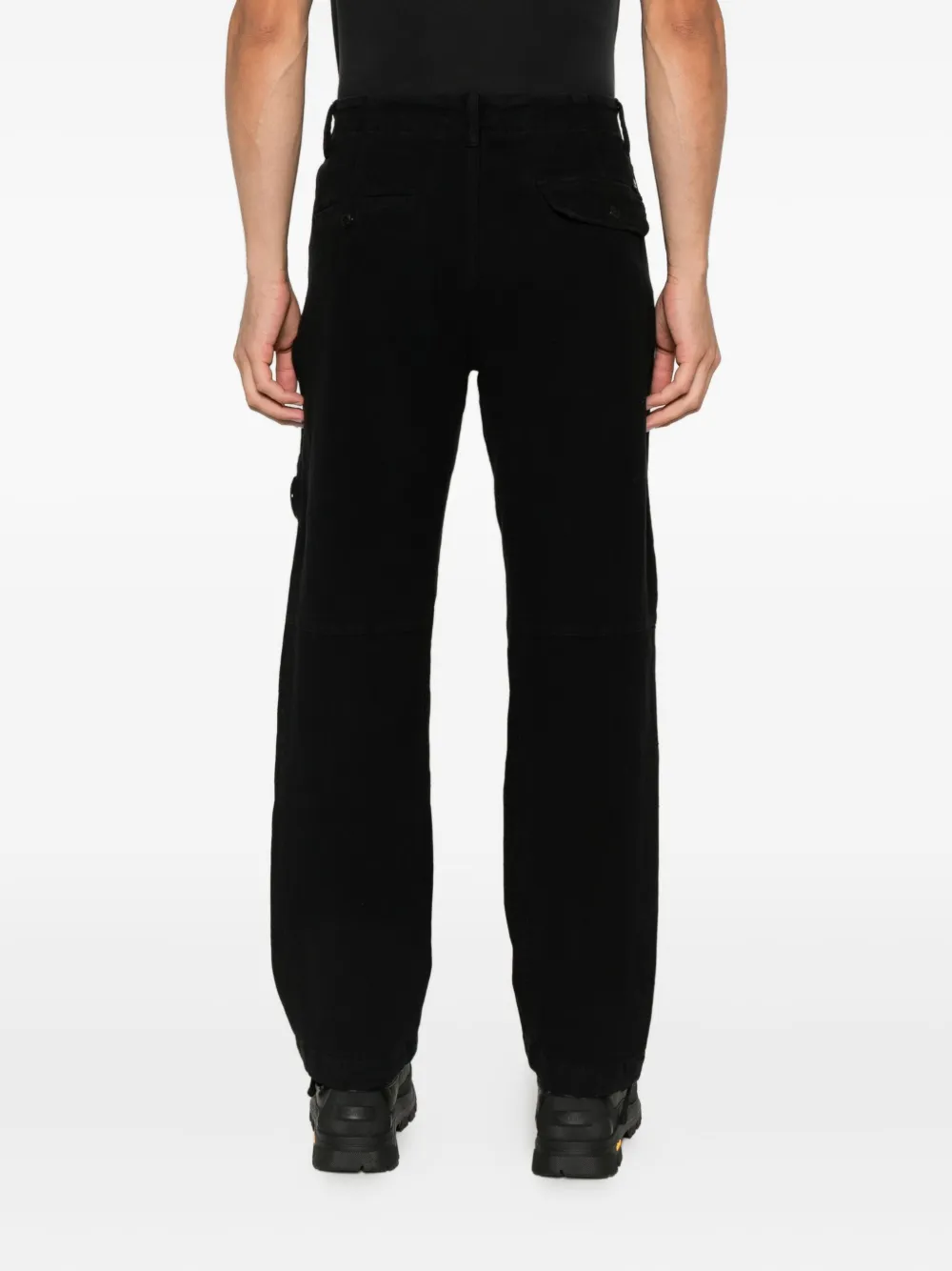 C.P. Company Broek met cargo zak Zwart