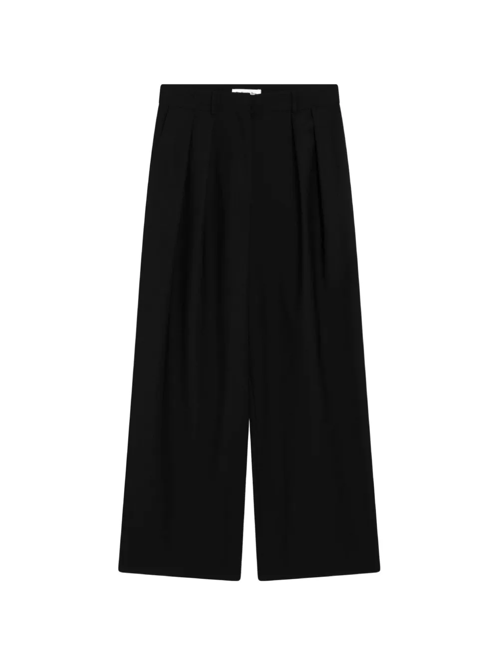 The Frankie Shop Pantaloni Ripley con pieghe - Nero