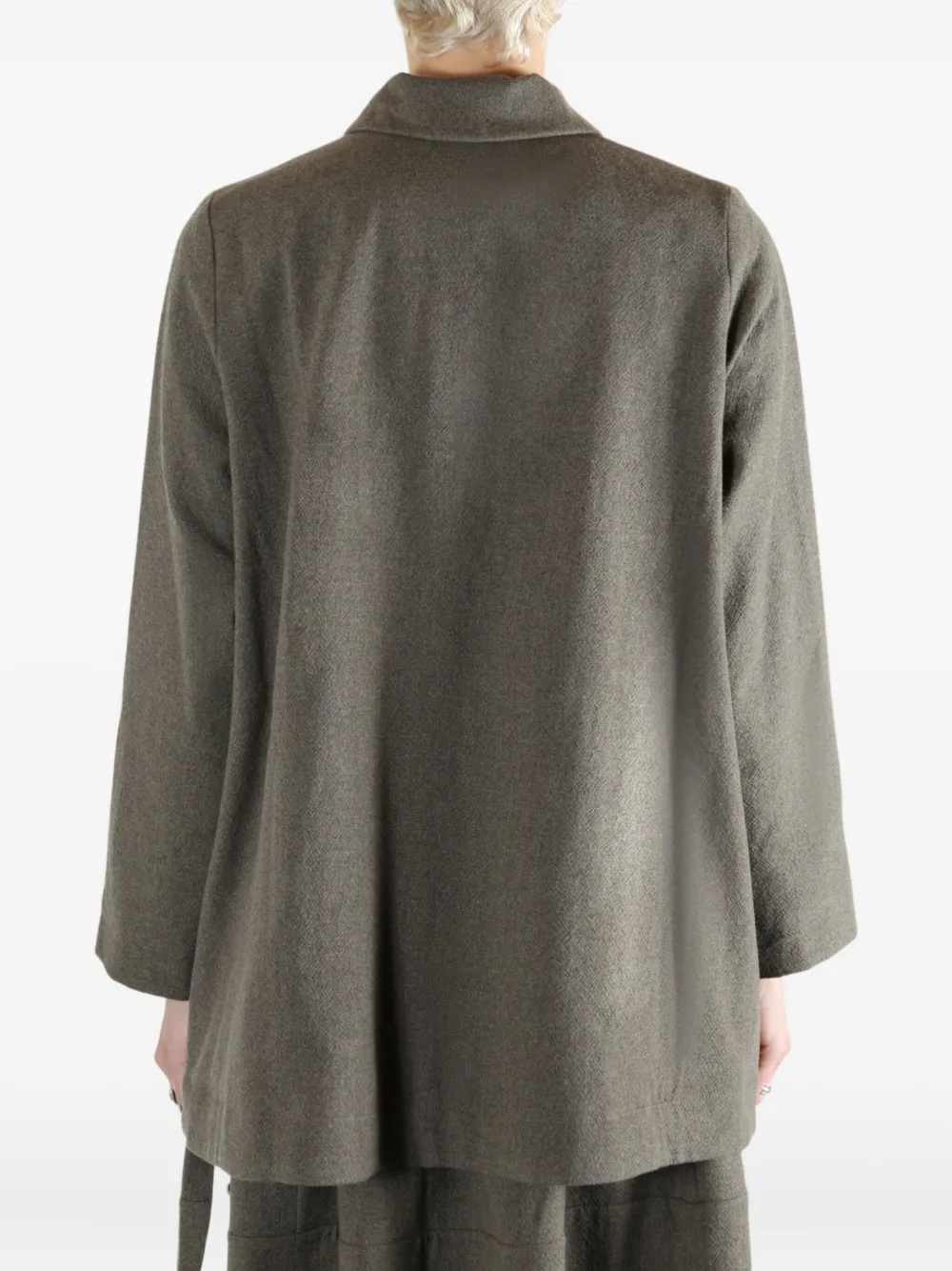 Casey Casey Button-fastening Jacket In Gray