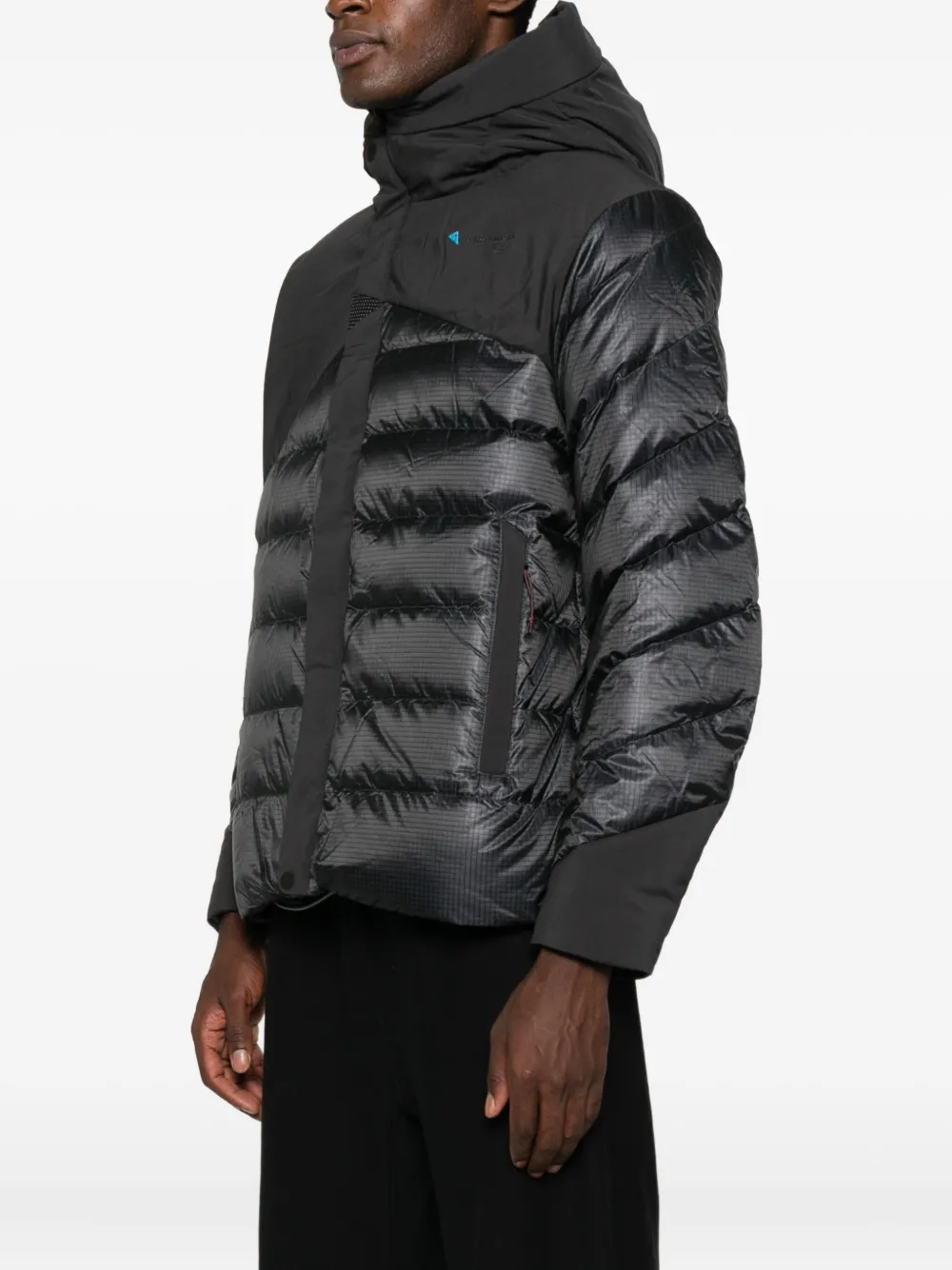 Klättermusen Rå Hooded Quilted Jacket In Black