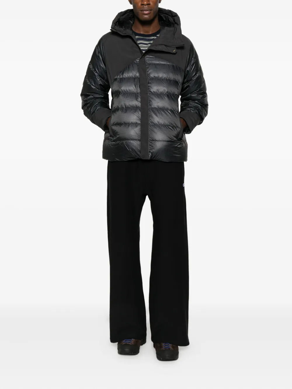 Klättermusen Rå Hooded Quilted Jacket In Black