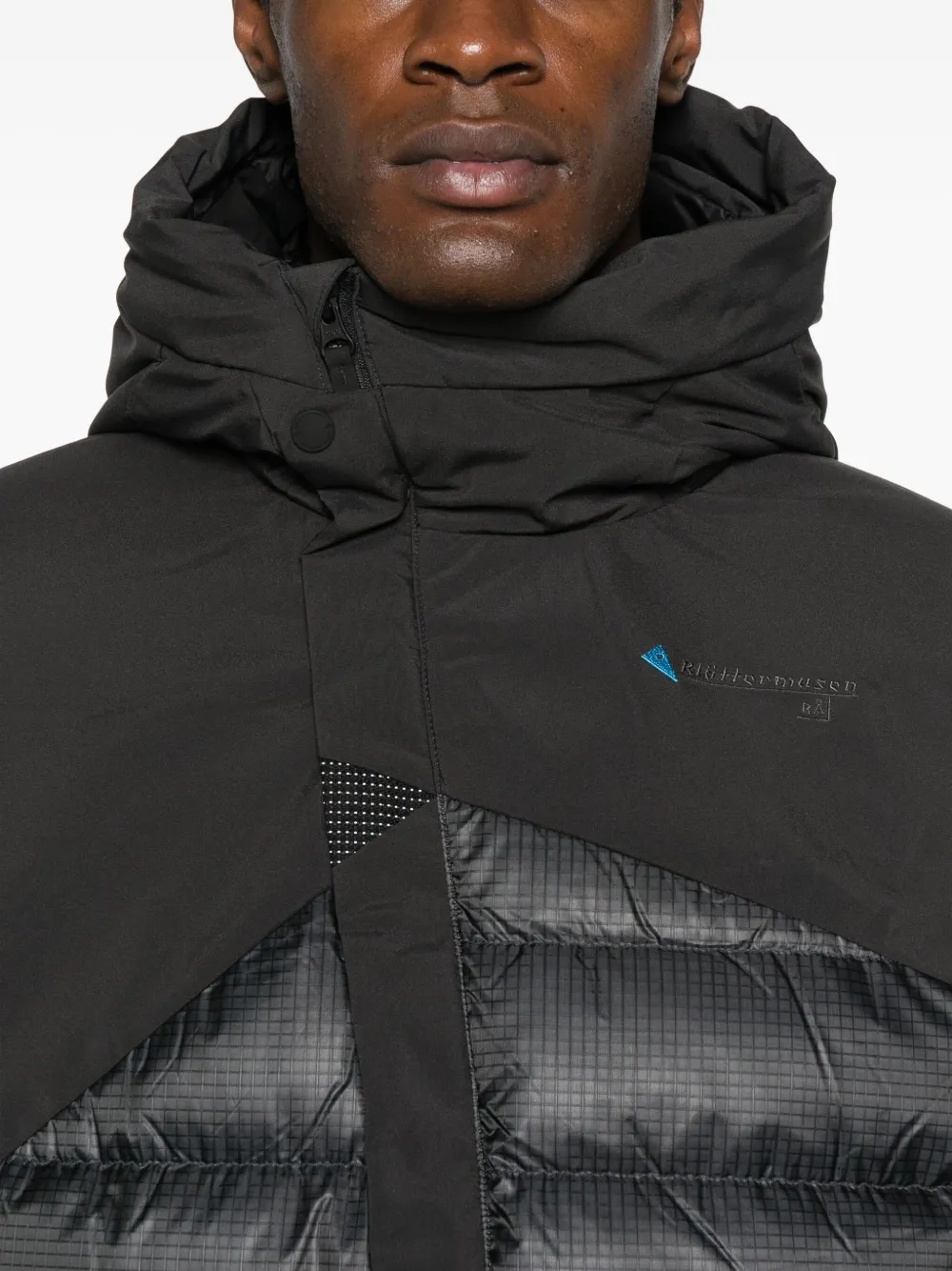 Klättermusen Rå Hooded Quilted Jacket In Black