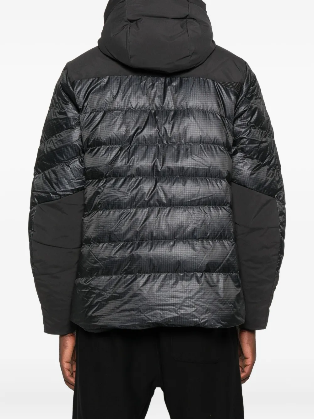 Klättermusen Rå Hooded Quilted Jacket In Black