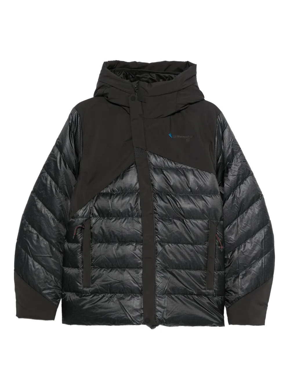 Klättermusen Rå hooded quilted jacket - Nero