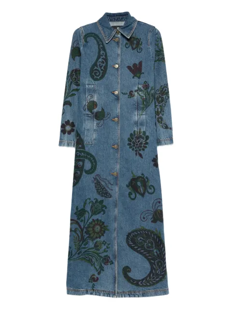 ETRO floral paisley coat