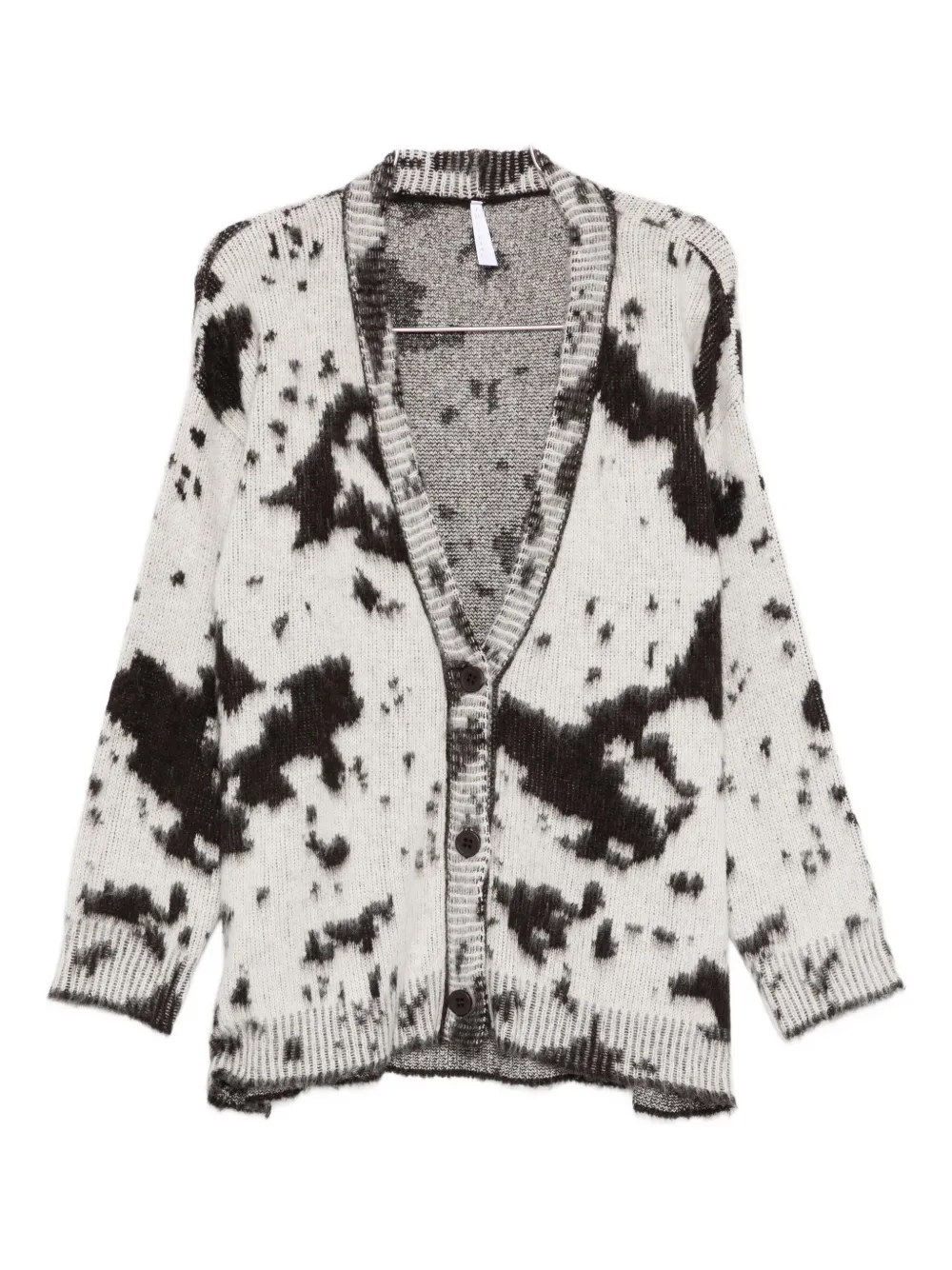 IMPERIAL patterned-intarsia cardigan | neutro | Image 1