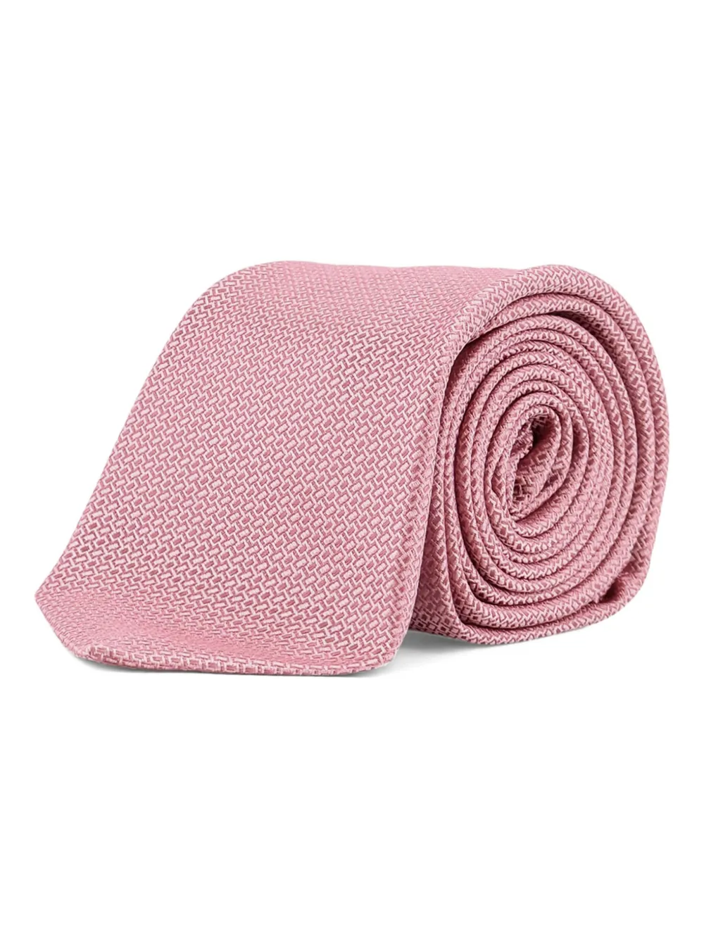 Kiton patterned-intarsia tie | rosado | Image 1