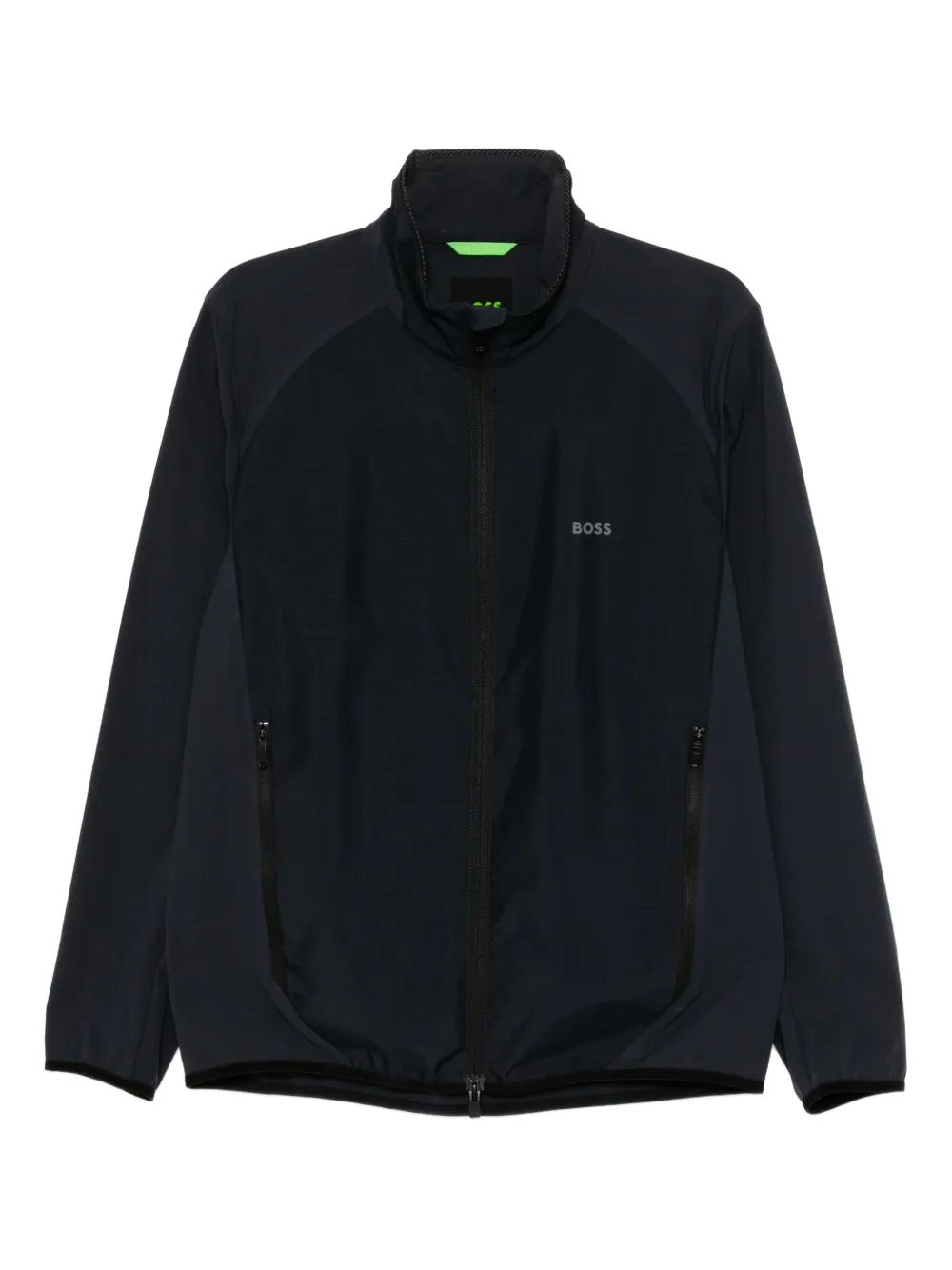 BOSS logo-print jacket | Black | Image 1