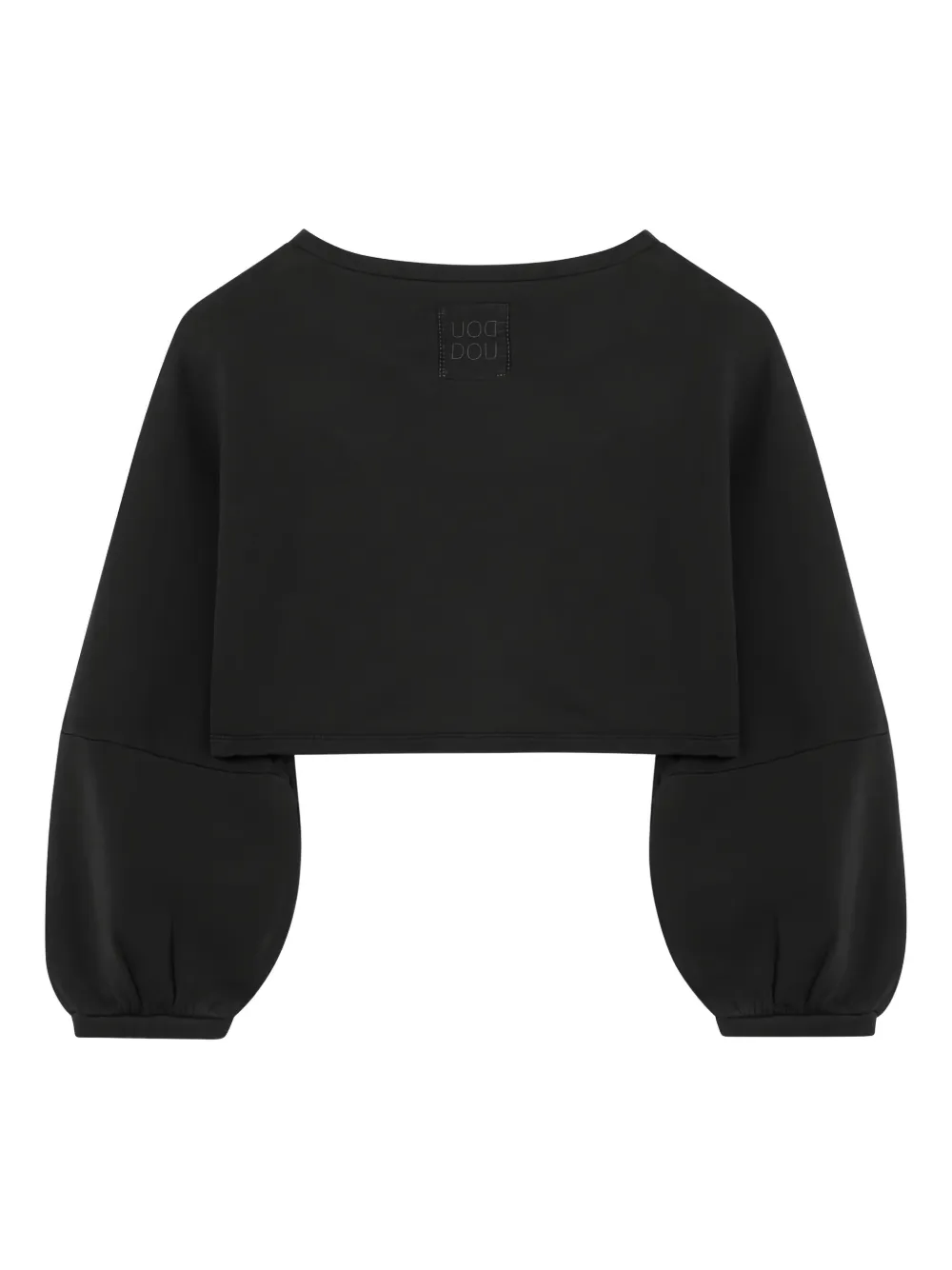 Douuod Kids Sweater met ballonmouwen Zwart