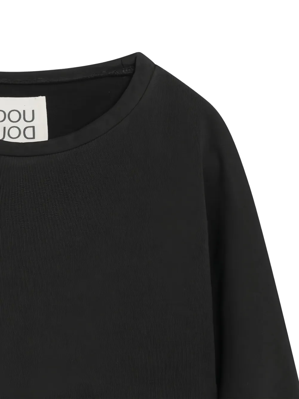 Douuod Kids Sweater met ballonmouwen Zwart