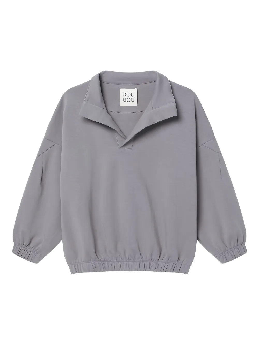 Douuod Kids Beni collared sweatshirt - Grigio