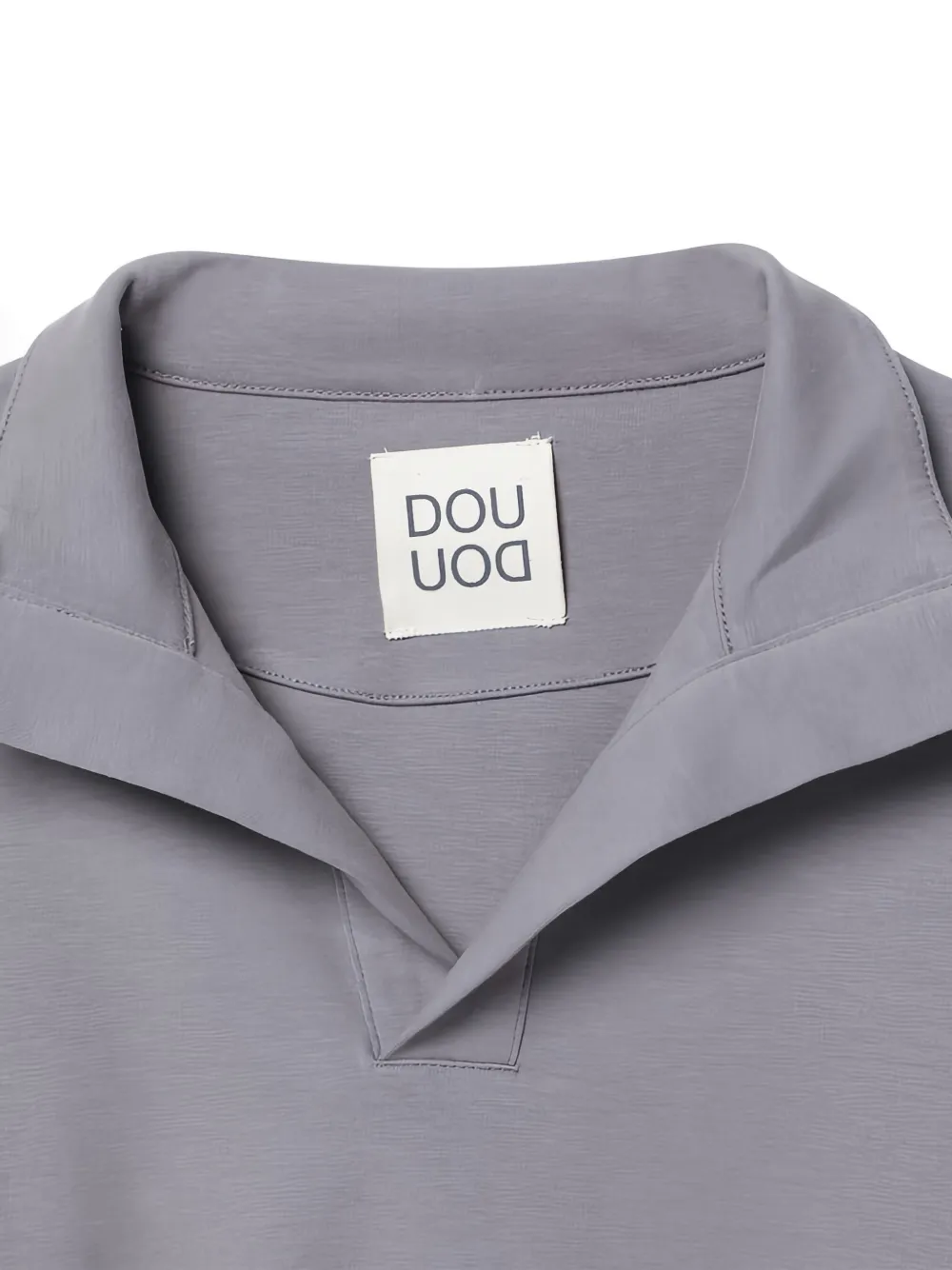 Douuod Kids Beni sweater met kraag Grijs