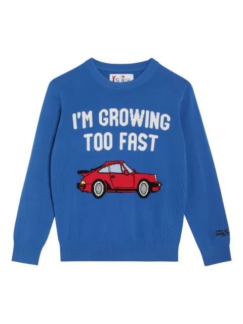 MC2 Saint Barth Kids Douglas car-graphic pullover