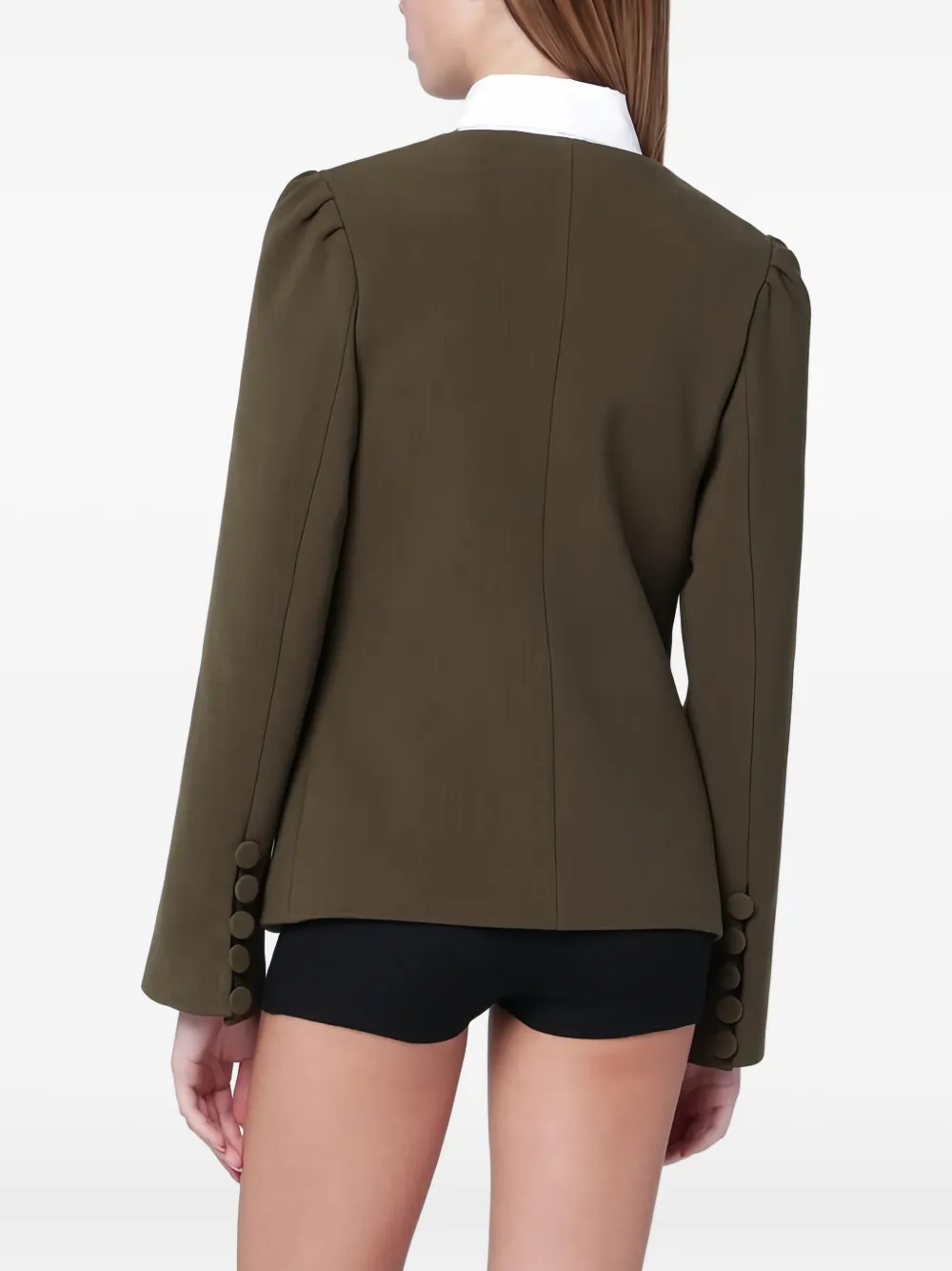  Namacheko Button Single-breasted Jacket - Green 