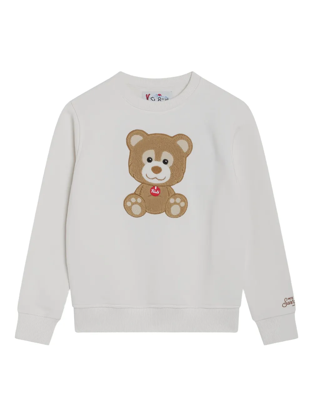 MC2 Saint Barth Kids エンブロイダリー スウェットシャツ - ニュートラル MC2 Saint Barth Kids エンブロイダリー スウェットシャツ - ニュートラル