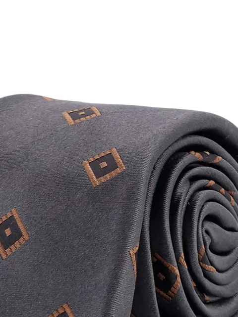 Kiton corbata con motivo de rombos