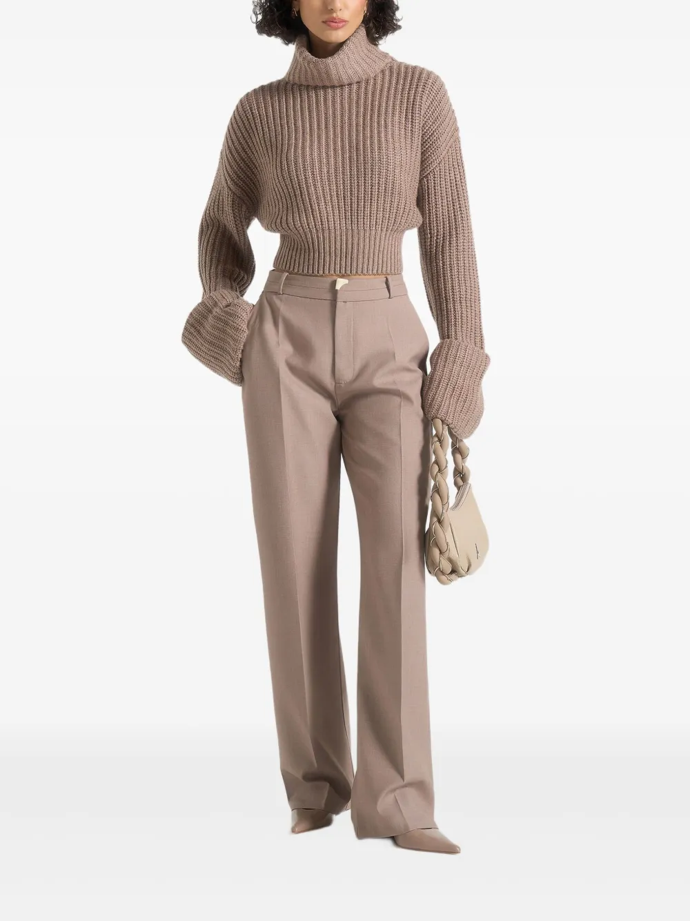 Manière De Voir Amaya roll-neck cuffed knit sweater | Knitted Sweaters | Image 2