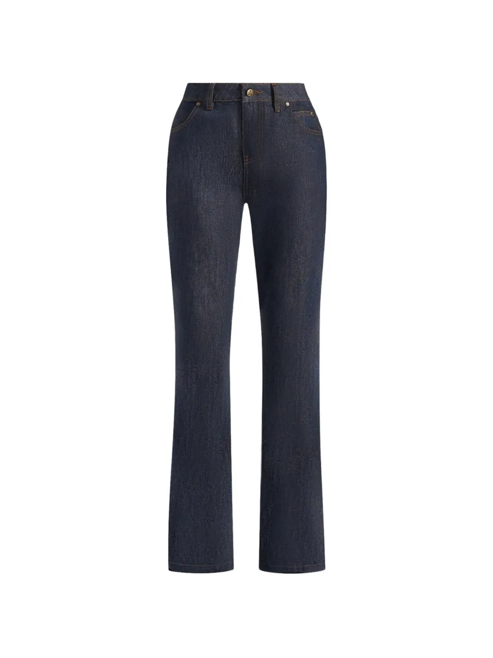 Manière De Voir Abbie contrast stitching jeans - Blu