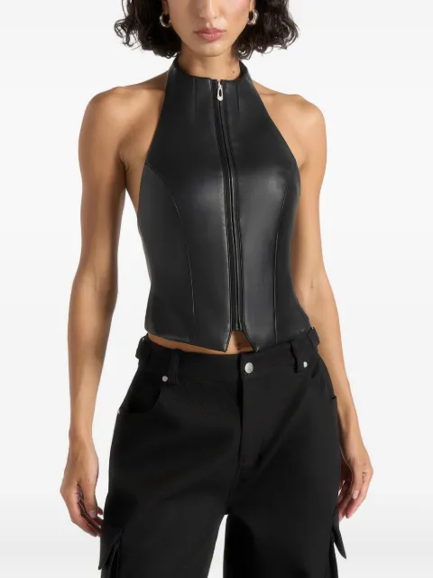 Manière De Voir Claudette halter zip top