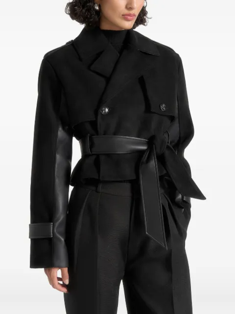 Manière De Voir Lelia epaulets belted jacket