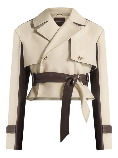 Manière De Voir Lelia lapel belted jacket