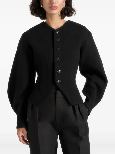 Manière De Voir Aya balloon-sleeve hourglass jacket