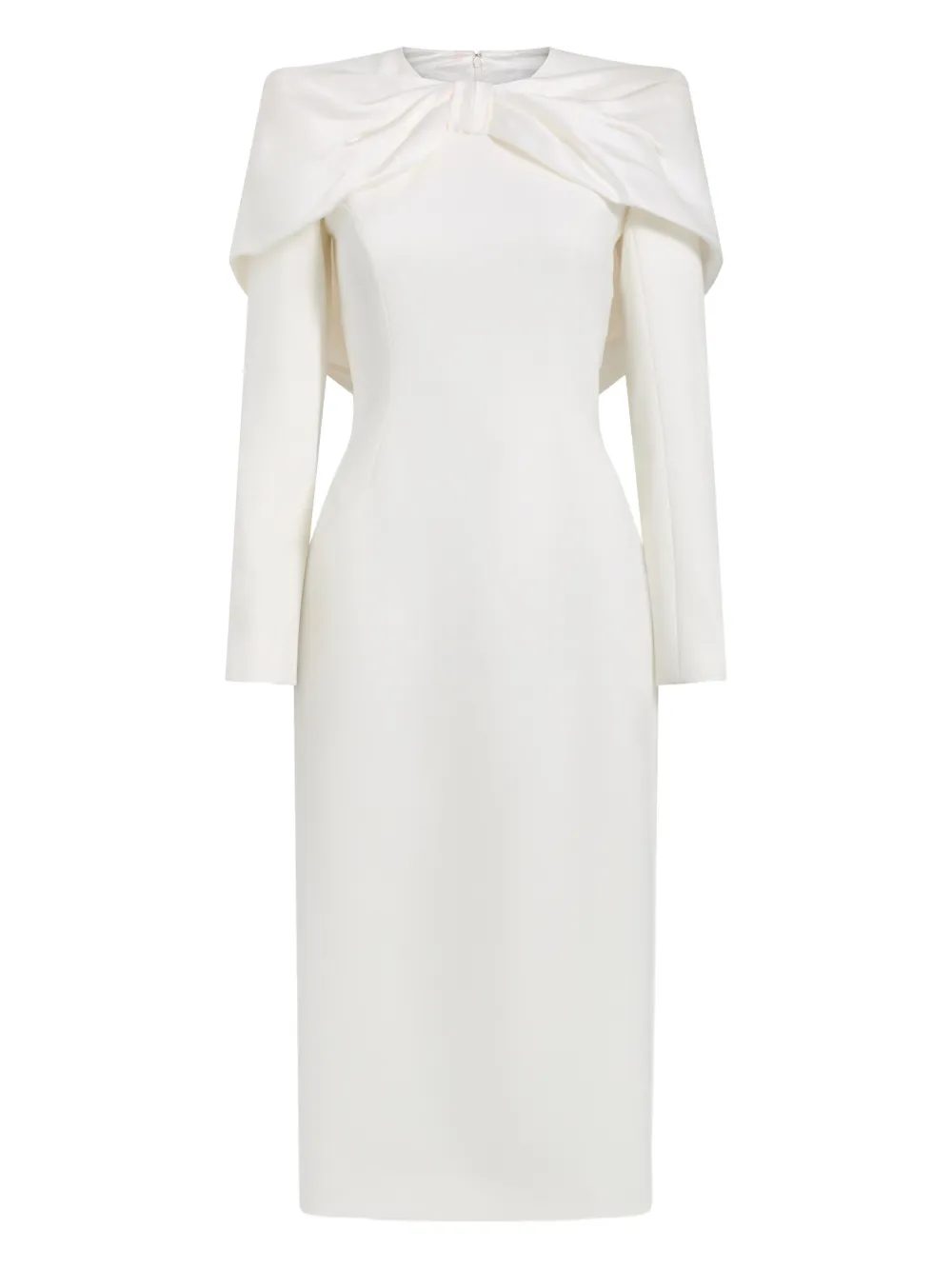 Jenny Packham Penny Love Midi Dress In White