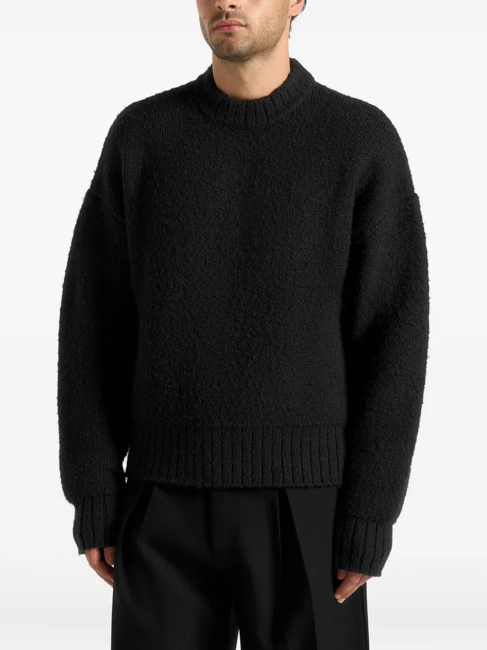 Manière De Voir Chris crew-neck sweater - Zwart