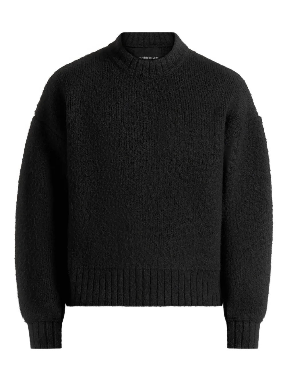 Manière De Voir Chris crew-neck sweater - Nero