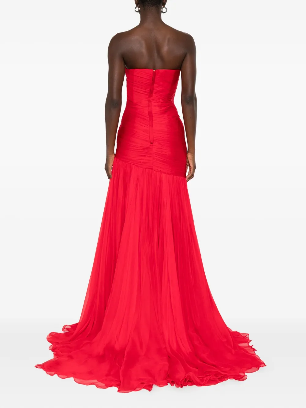 M.marquise Adeline Draped Gown In Multi
