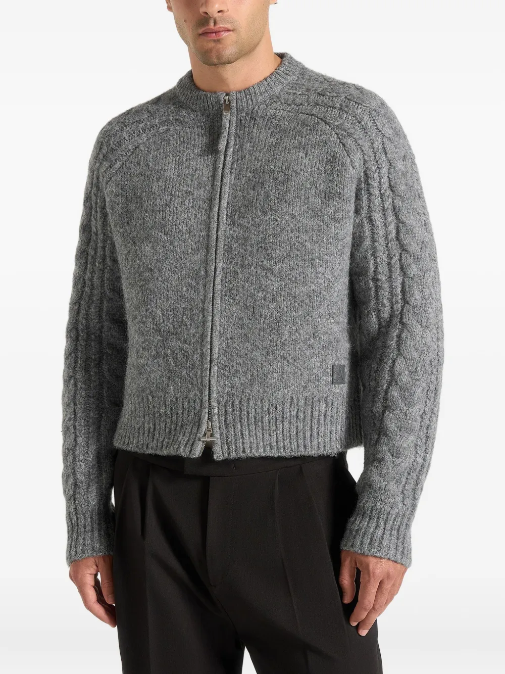 Manière De Voir Cardigan in maglia a trecce con zip | Cardigan | Image 2