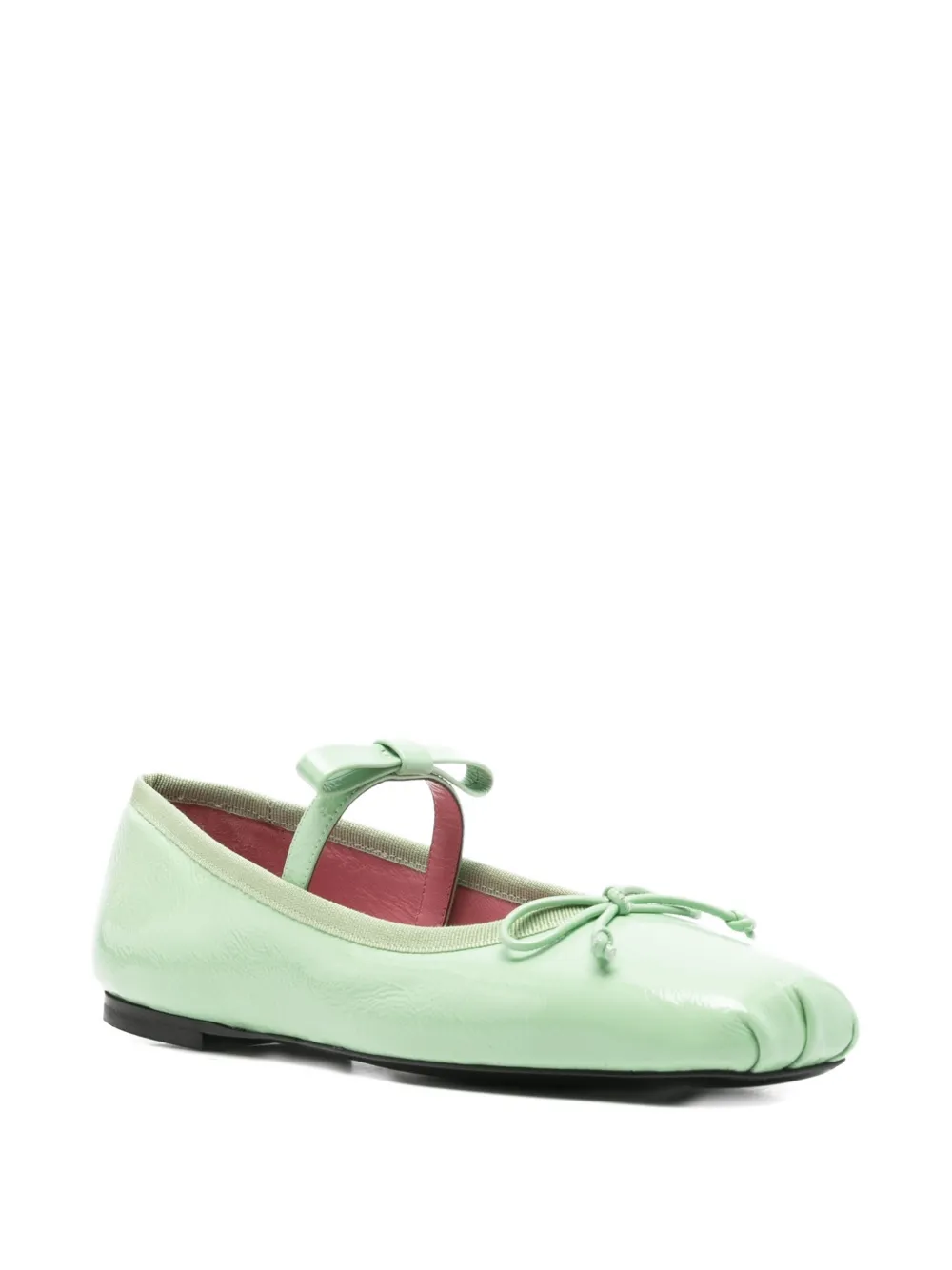 Vivetta Ballerina's met strikdetail - Groen