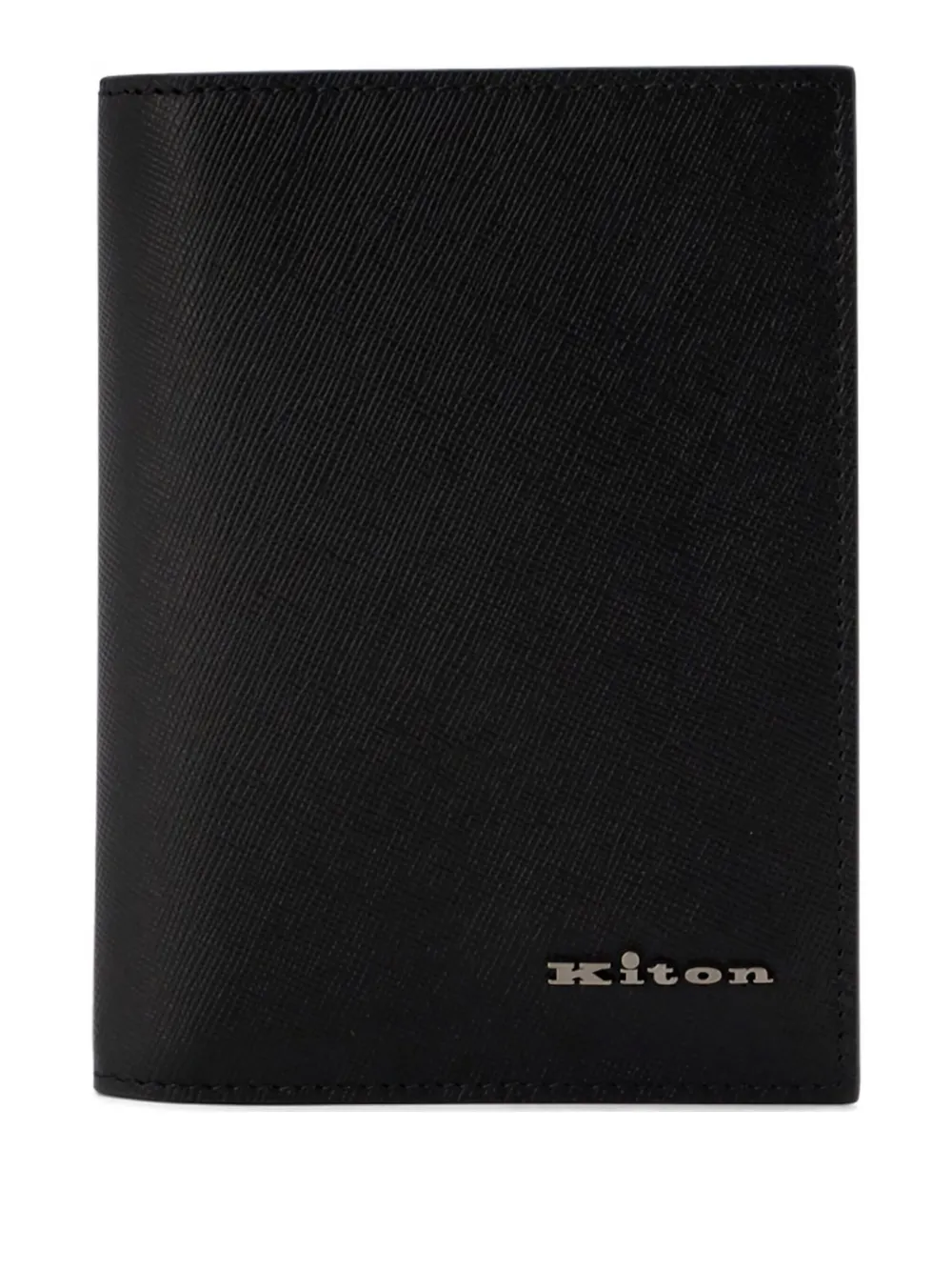 Kiton leather passport holder | Black | Image 1